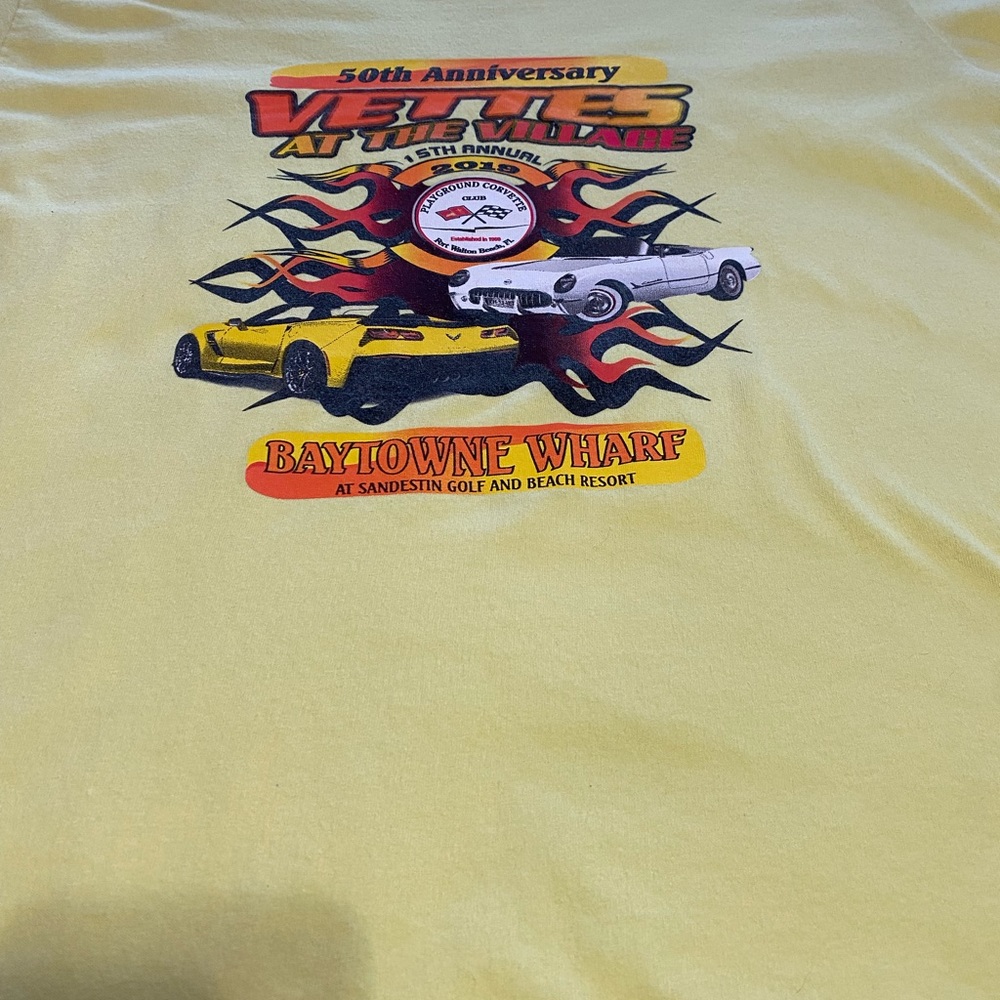50th anniversary Vette’s at the Village T-shirt
SanDestin Corvette
3XL - Picture 3 of 5